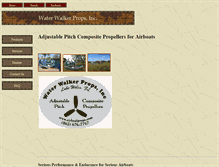 Tablet Screenshot of airboatprops.com